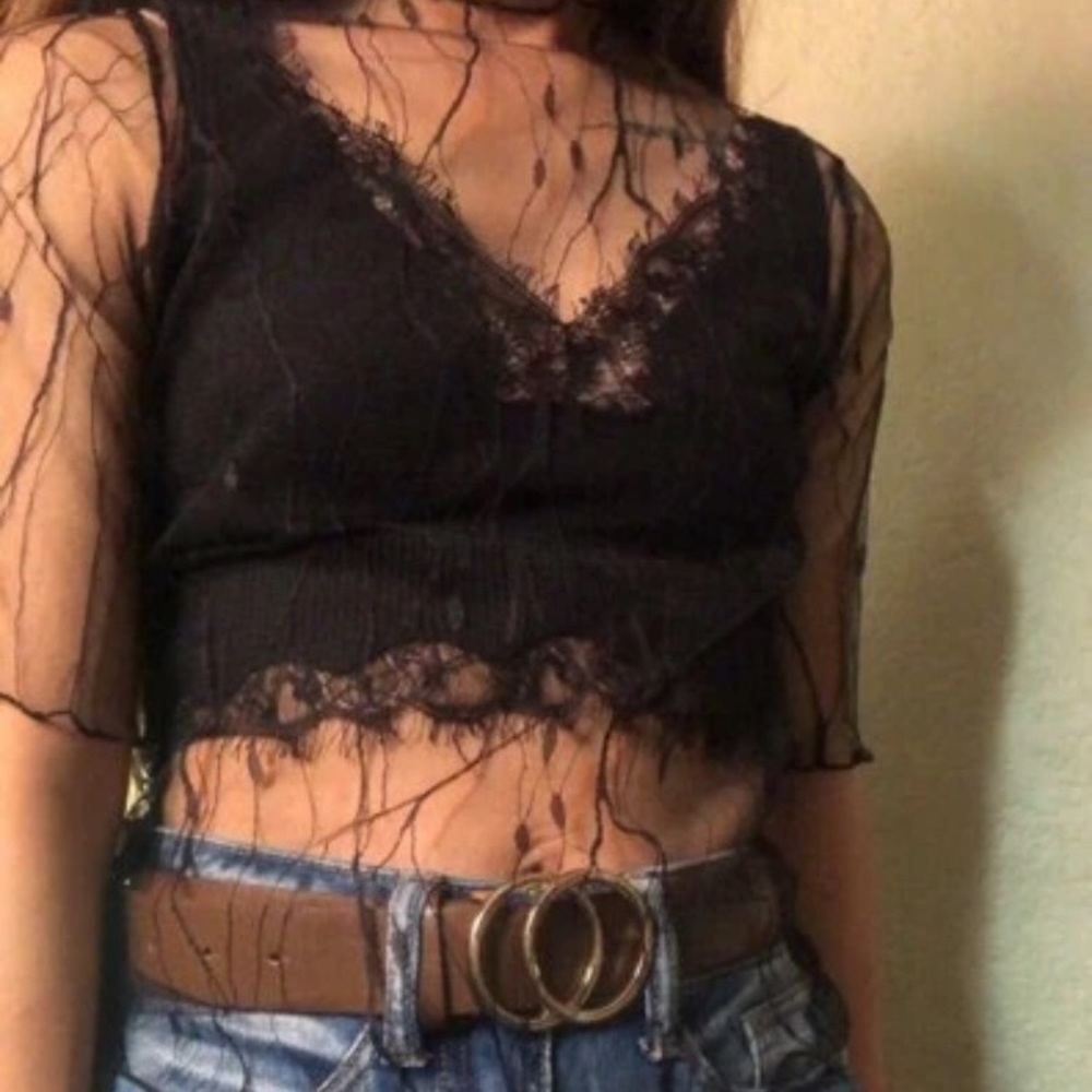 ⭐️ Sexy Transparent Fun Design Mesh Layering - Picture 9 of 11